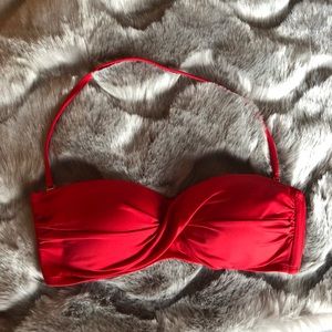 Red Bandeau Top
